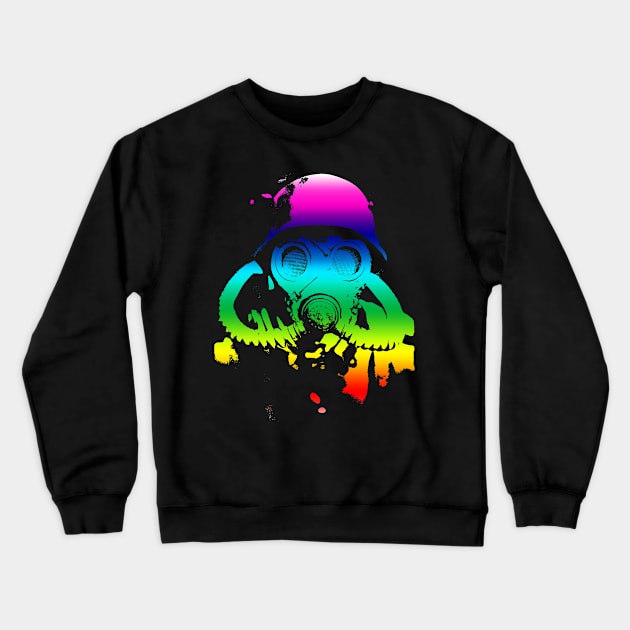 Clean World Crewneck Sweatshirt by KerzoArt